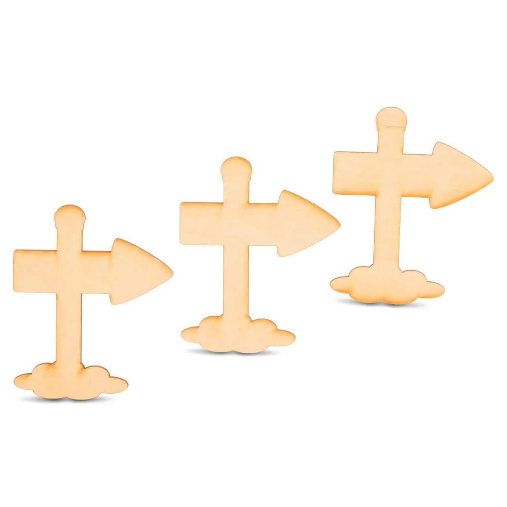 North Pole Sign Post Cutout - Image 2