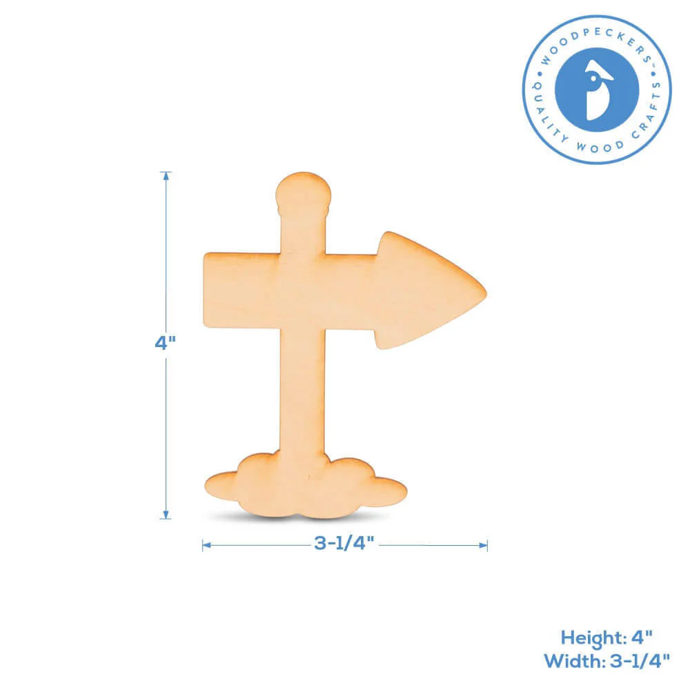 North Pole Sign Post Cutout - Image 3
