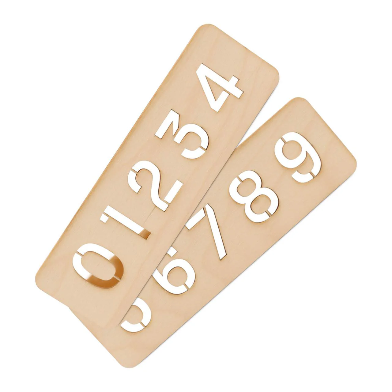 Numbers Stencil