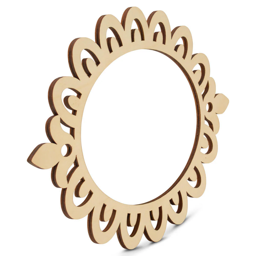 Oval Decorative Frame , 7-1/2” X 11”, 3/16" Thick - Image 2