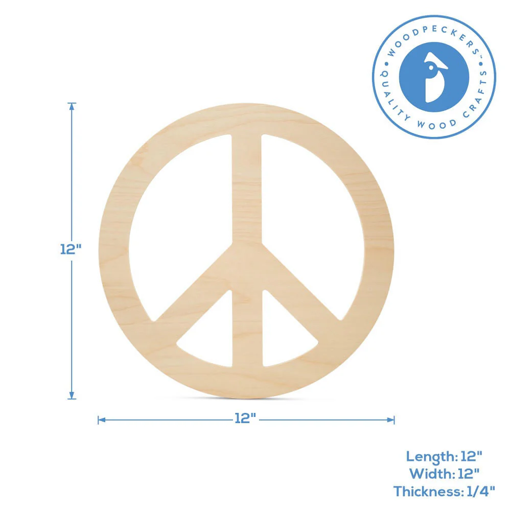 Peace Cutout, 12” - Image 3