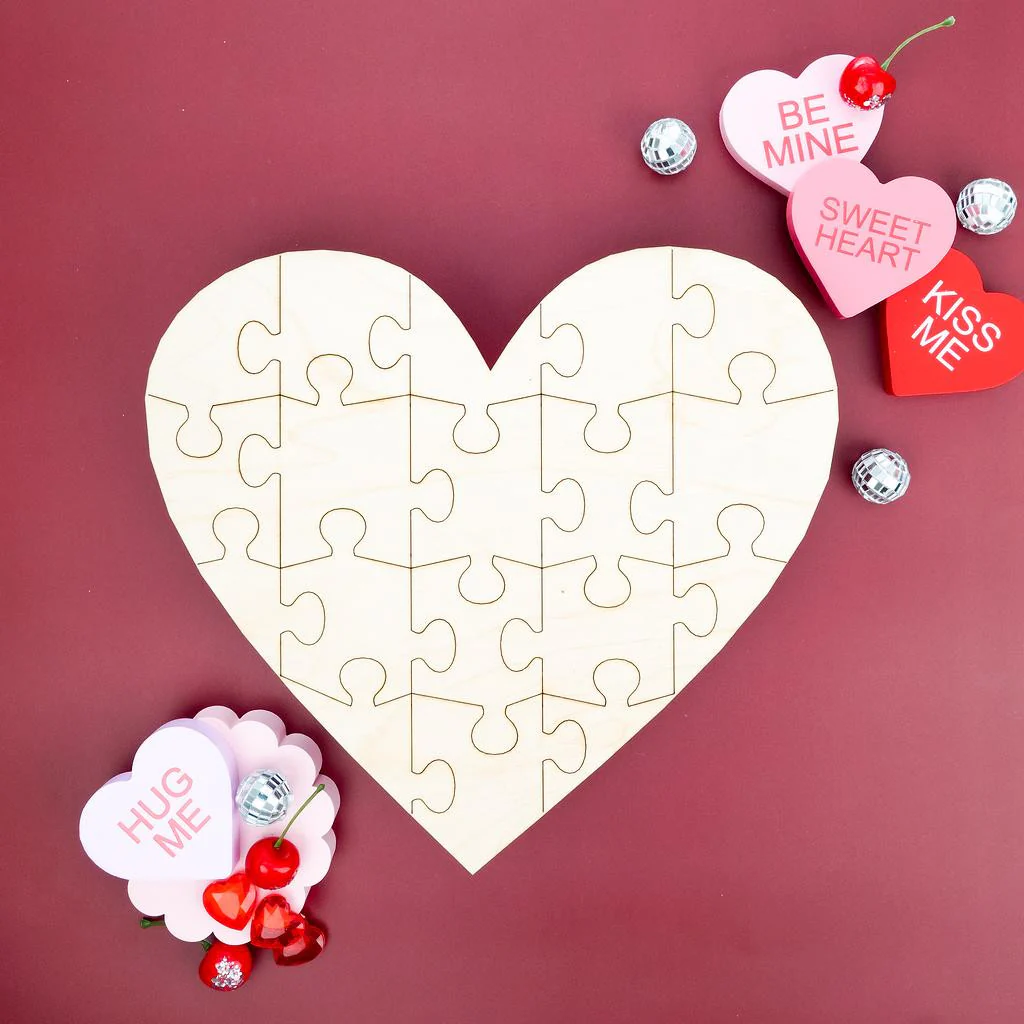 Puzzle Heart Cutout - Image 2