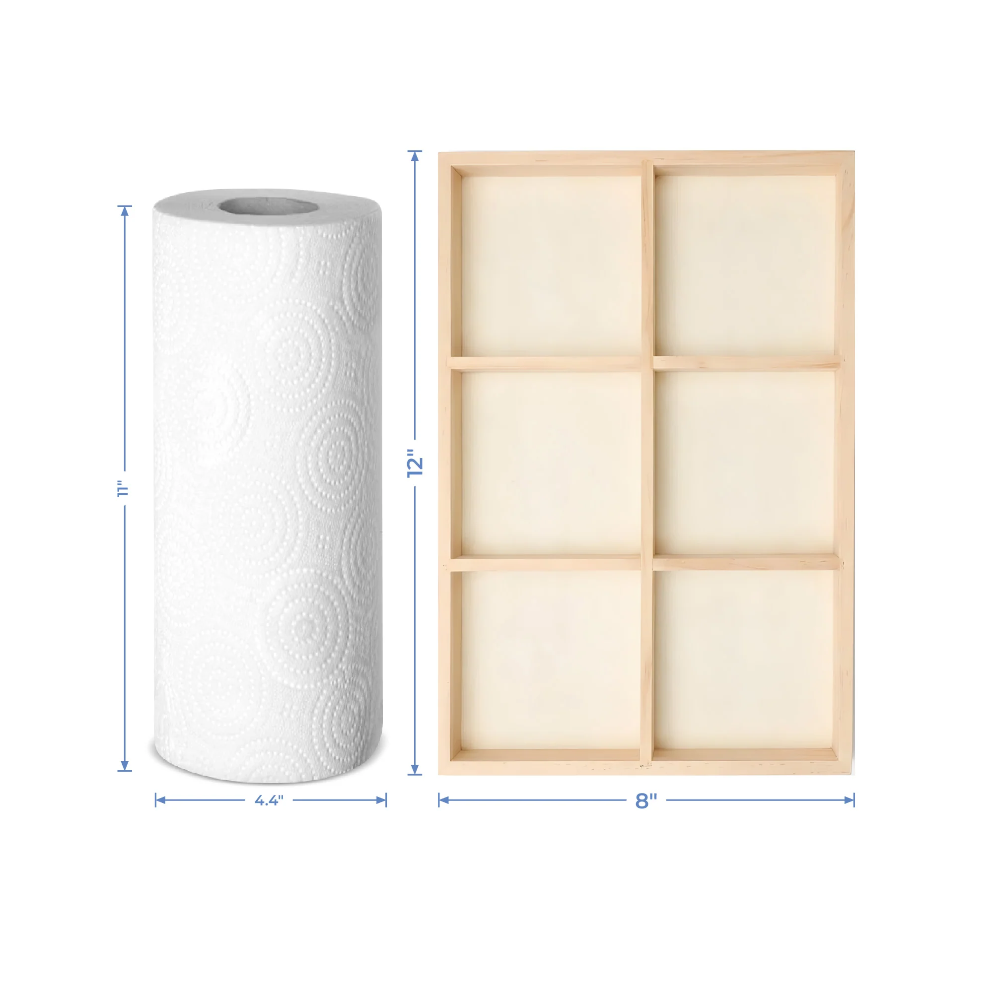 12 x 8 Rectangle 6-Section Tray - Image 7
