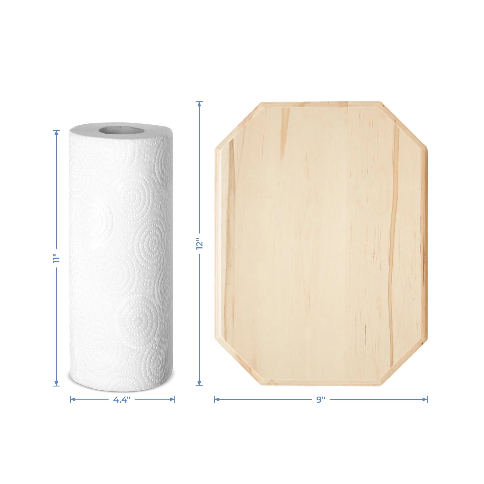 Rectangle Wood Plaque, Clipped Corners, 12” - Image 4