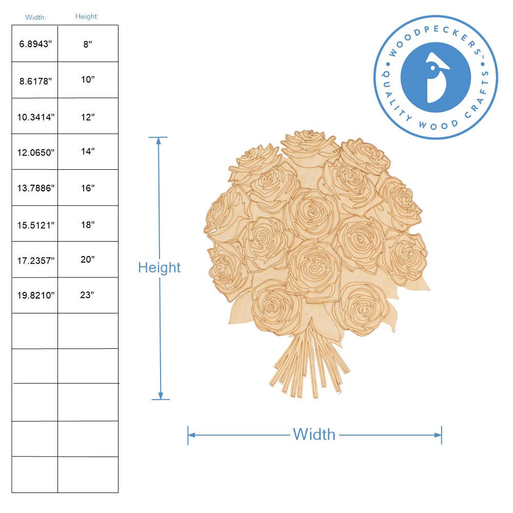 Rose Bouquet Cutout - Image 5
