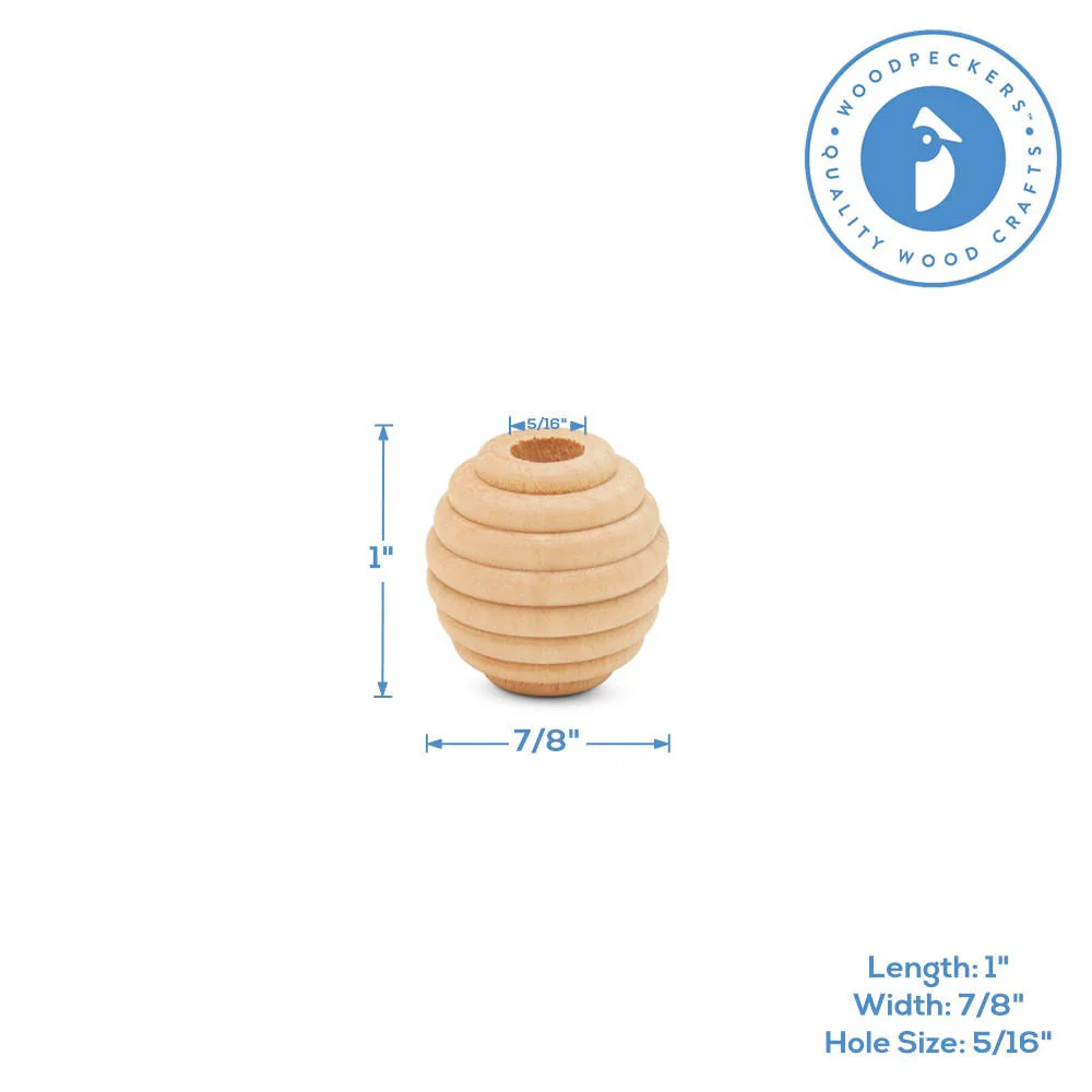 Round Beehive Bead, 1” - Image 4