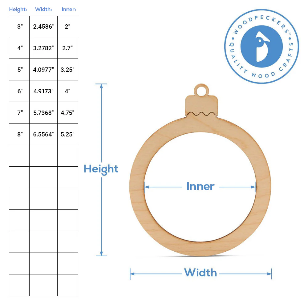 Round Picture Frame Ornaments - Image 4