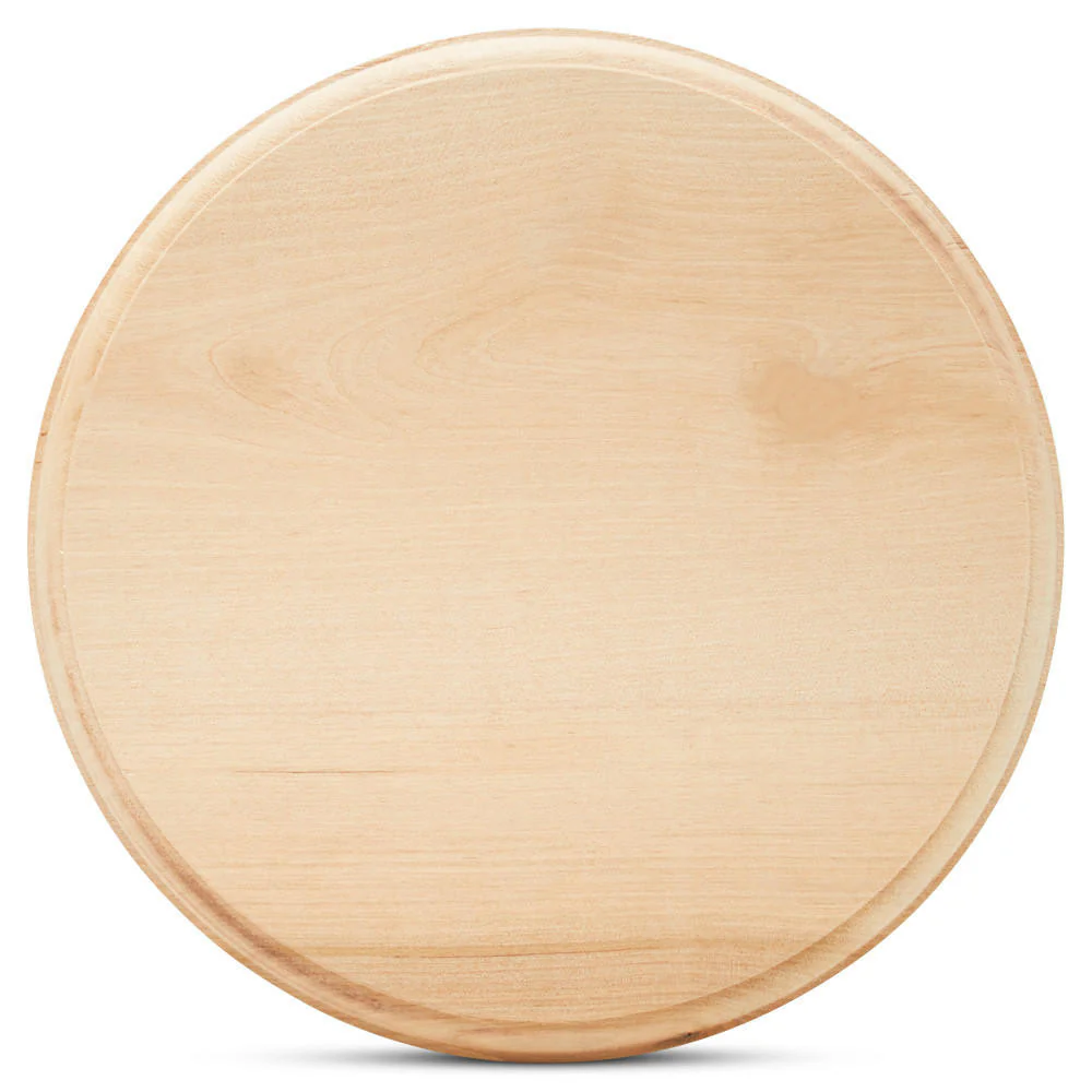 Round Wooden Plaque, 8”