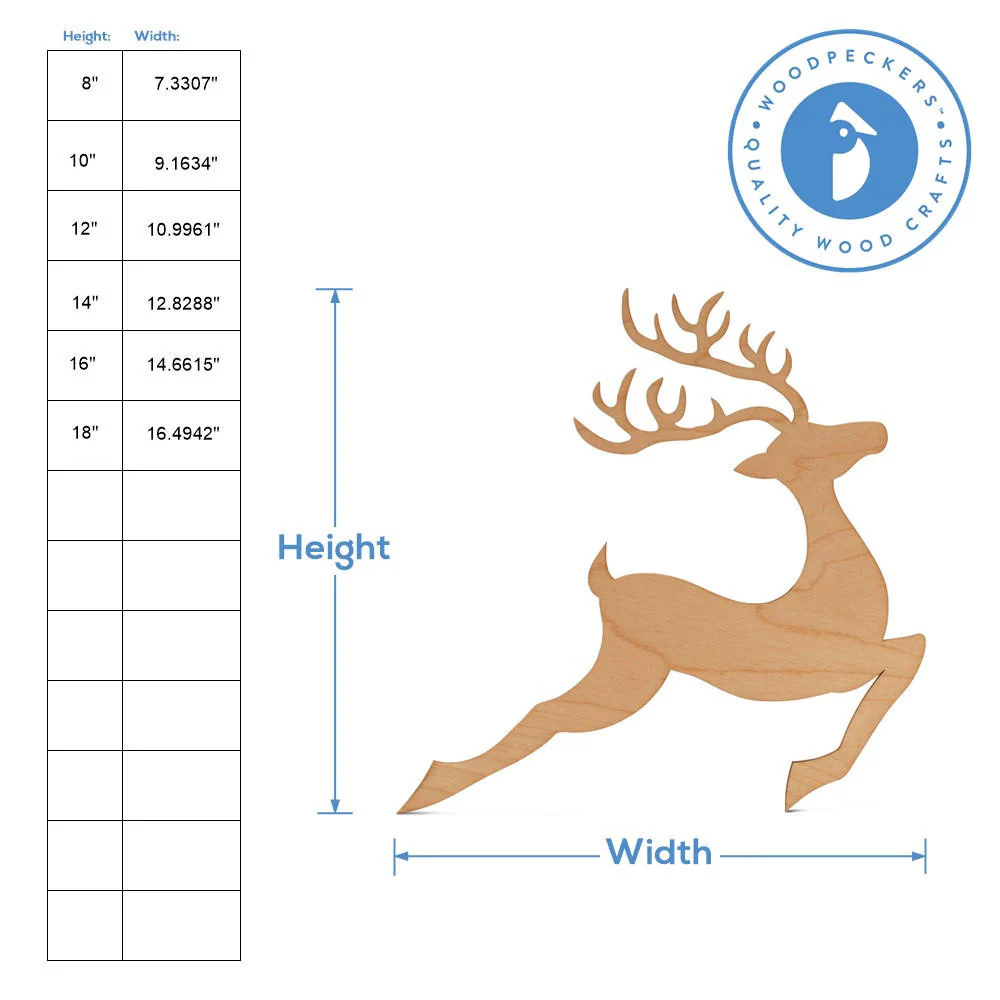 Running Reindeer Cutout - Image 5
