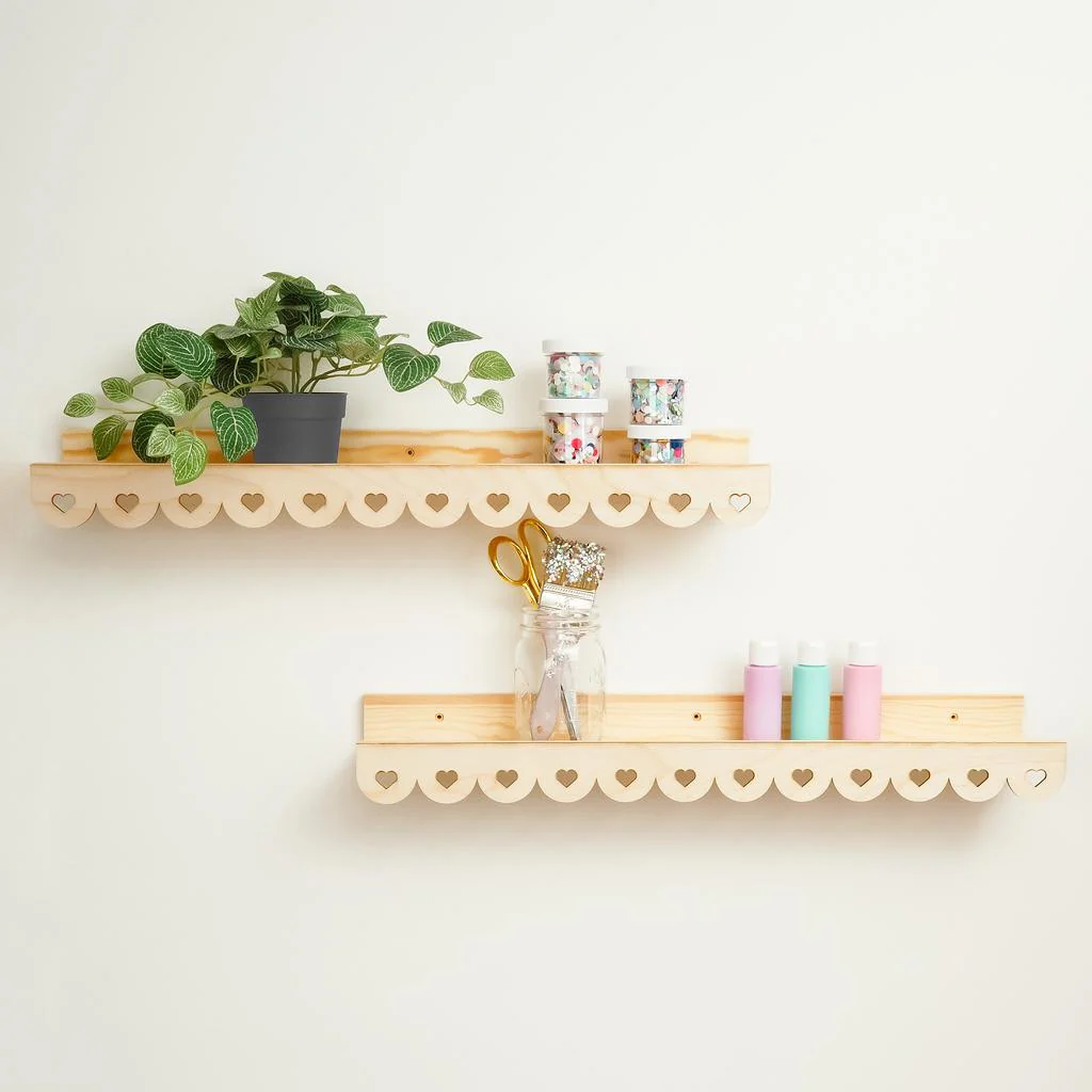 Scalloped Shelf Edge Trim, Heart Design - Image 3