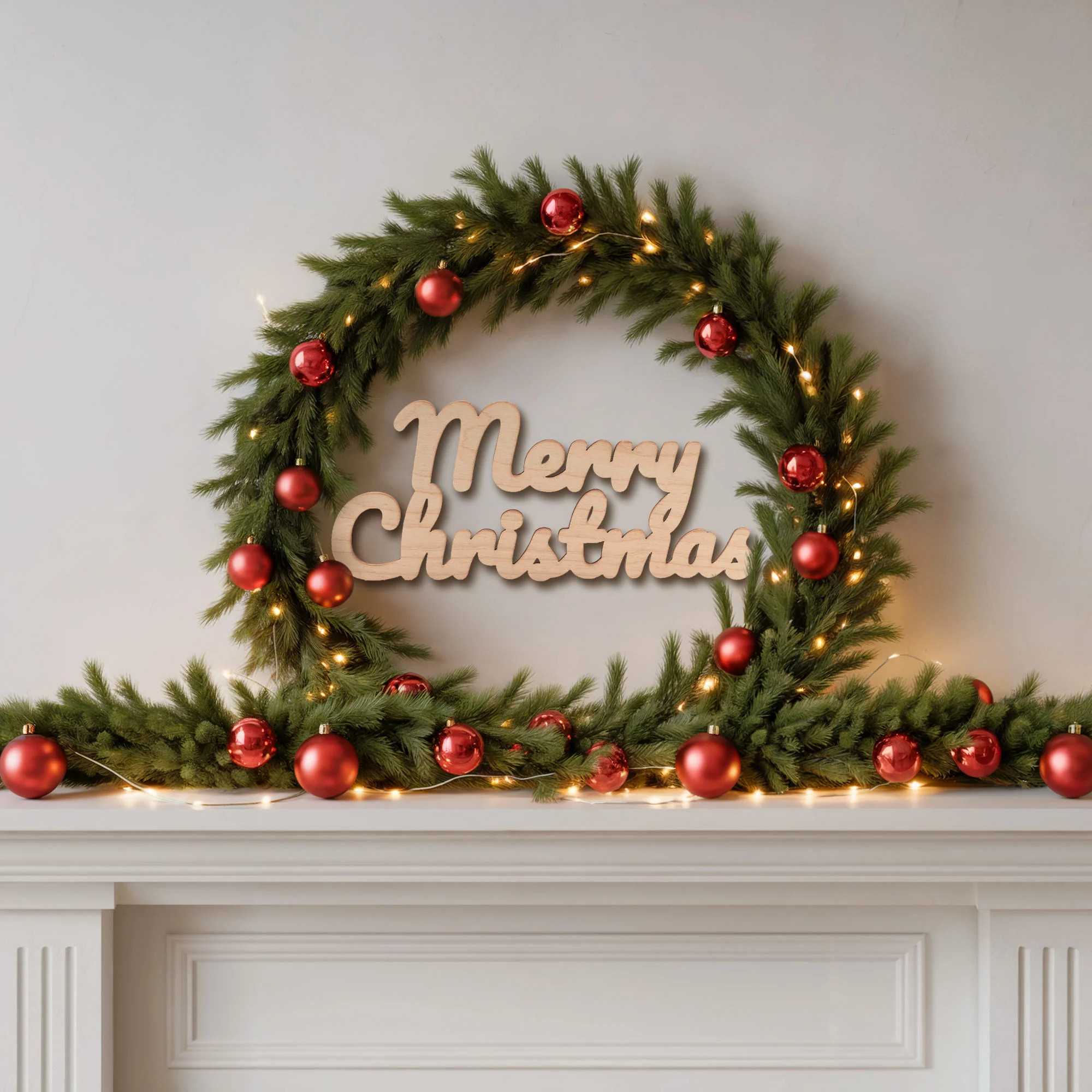 Script “Merry Christmas” Cutout - Image 3