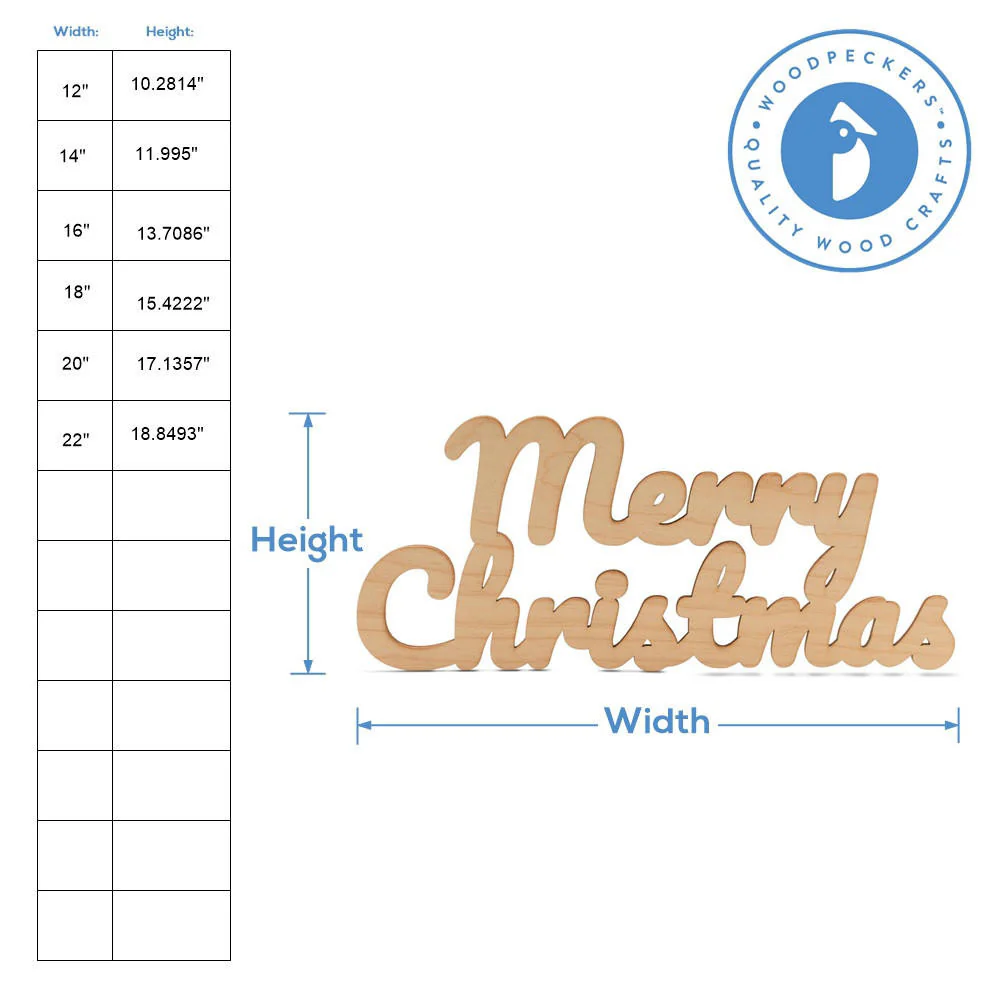 Script “Merry Christmas” Cutout - Image 5