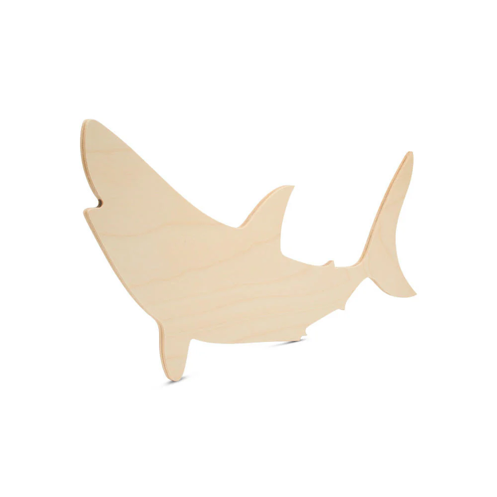 Shark Wood Cutout, 12” - Image 3