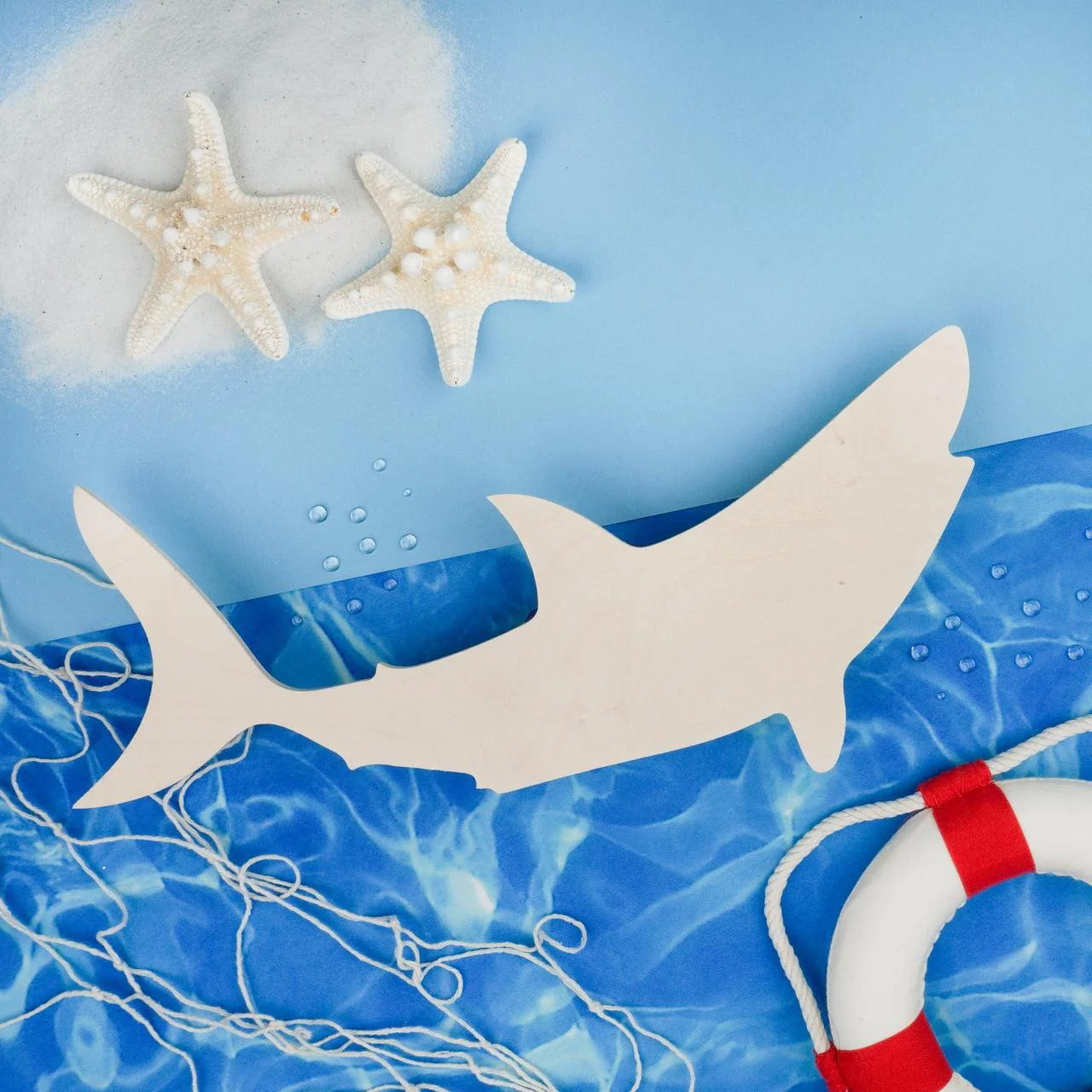 Shark Wood Cutout, 18” - Image 2