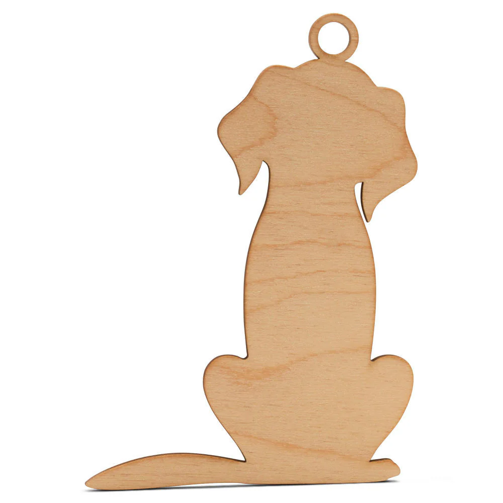 Sitting Dog Ornament