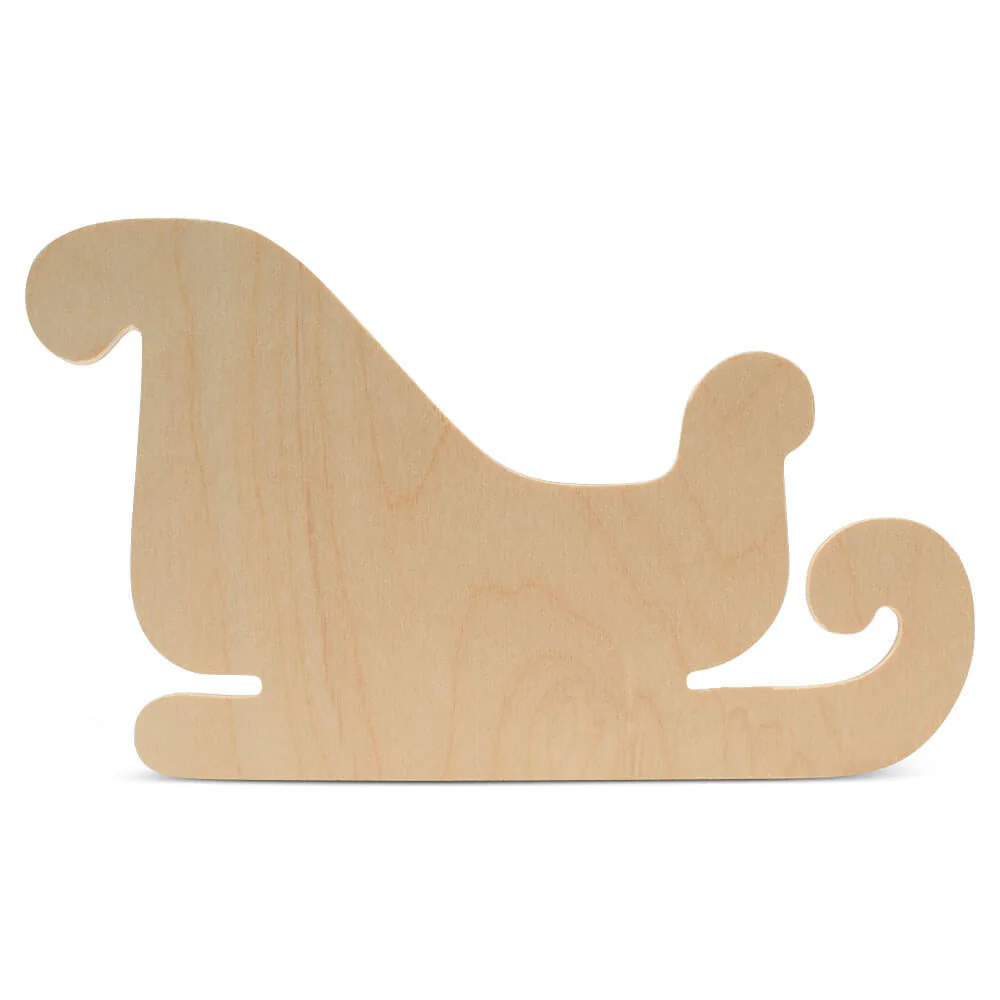 Sleigh Cutout Large 12" x 7"