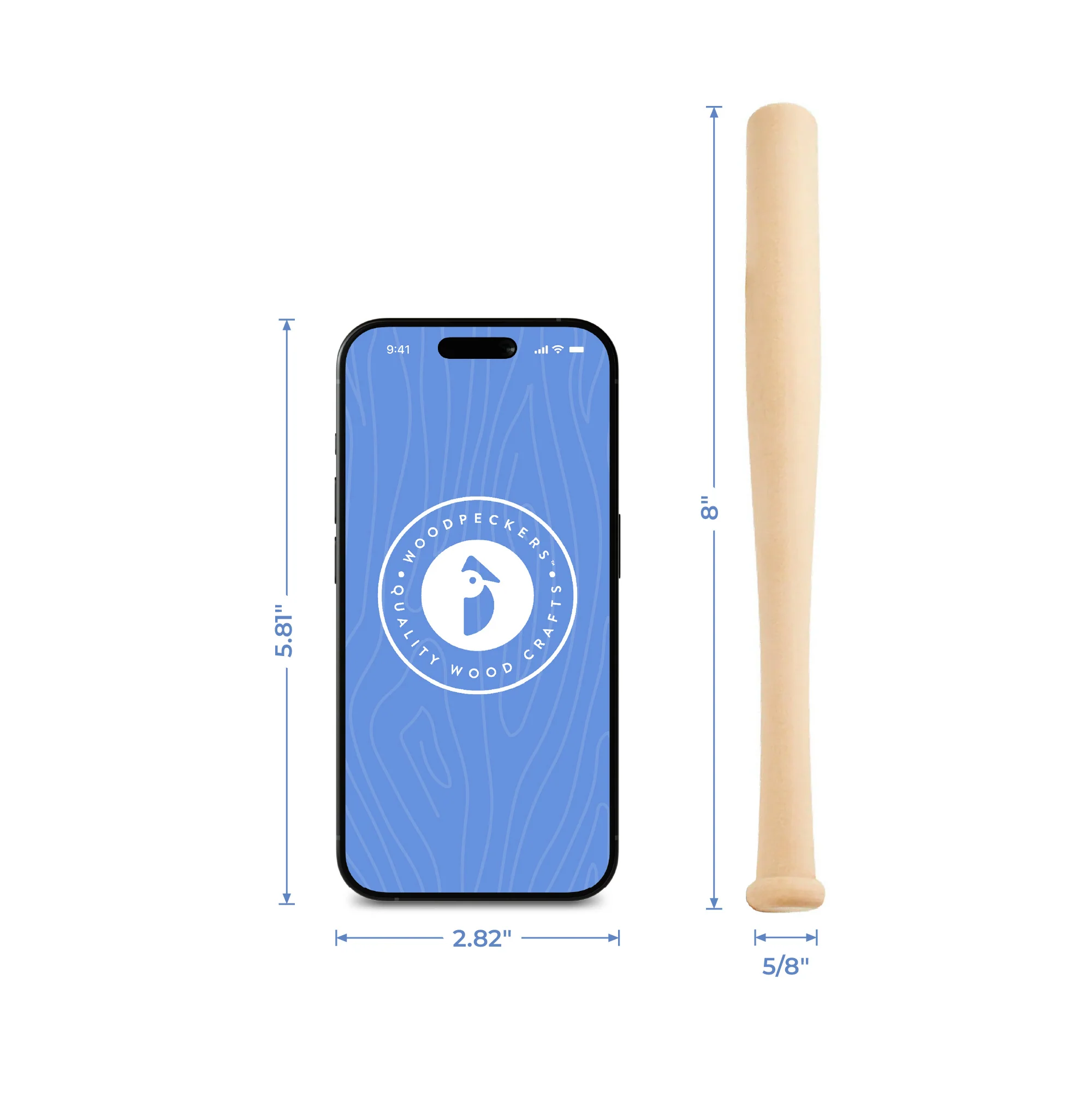 Small Baseball Bat, 8” - Image 4