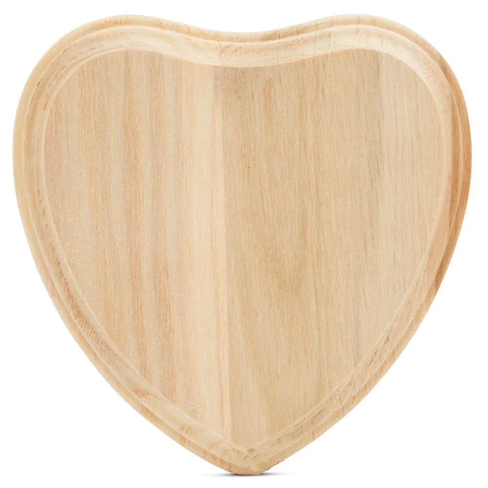 Small Wood Heart, 5”