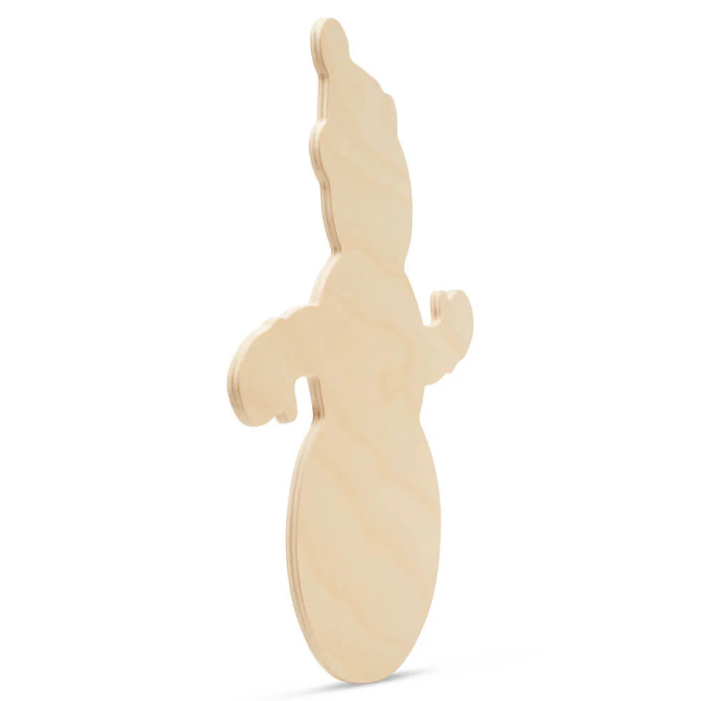 Snowman Cutout 12" X 9-7/8" - Image 4