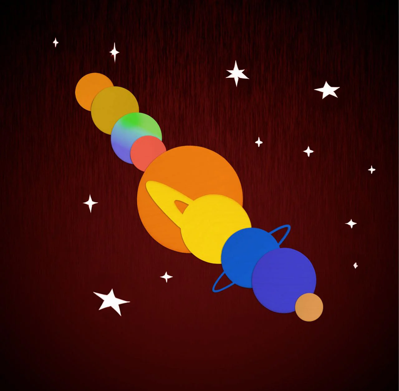Solar System Cutouts - Image 2