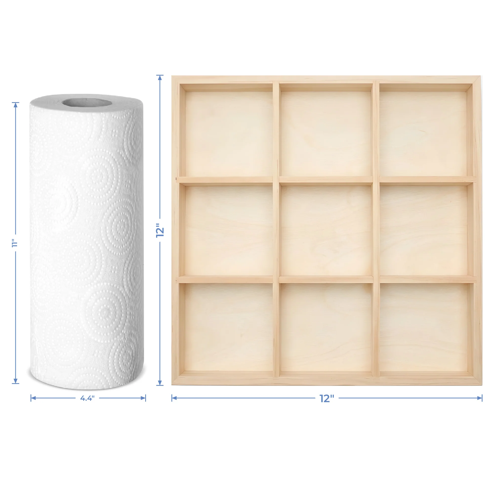 12 x 12 Square 9-Section Tray - Image 4