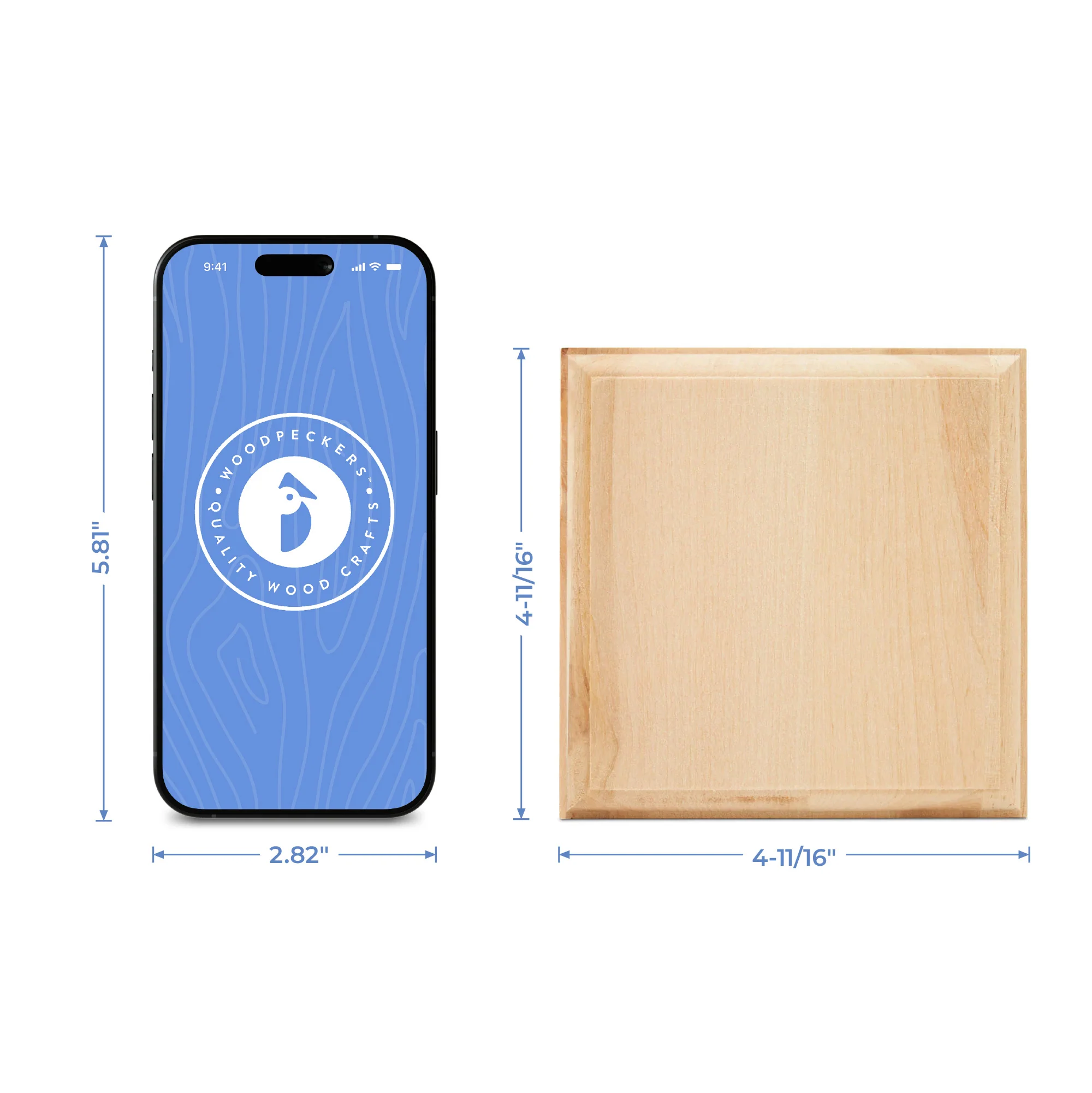 Square Wood Coaster 4.7” - Image 4