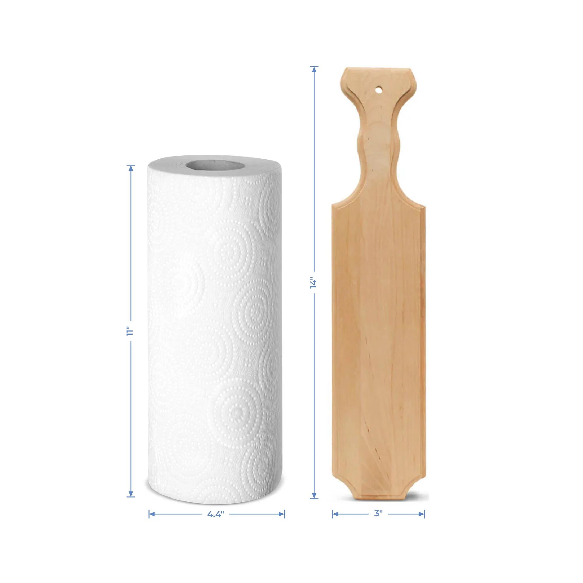 Unfinished Wood Paddle 14" - Image 6