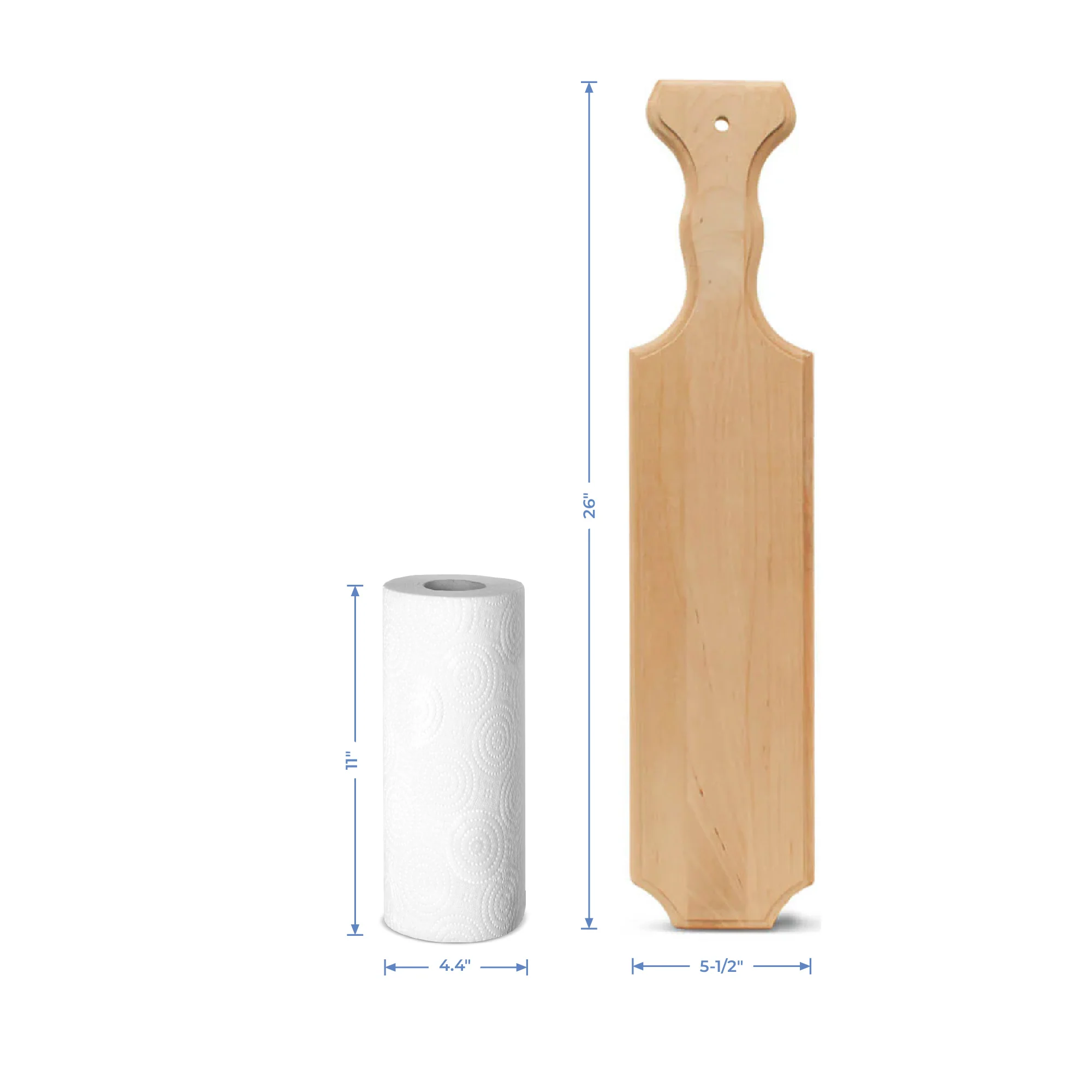 Unfinished Wood Paddle 26" - Image 6