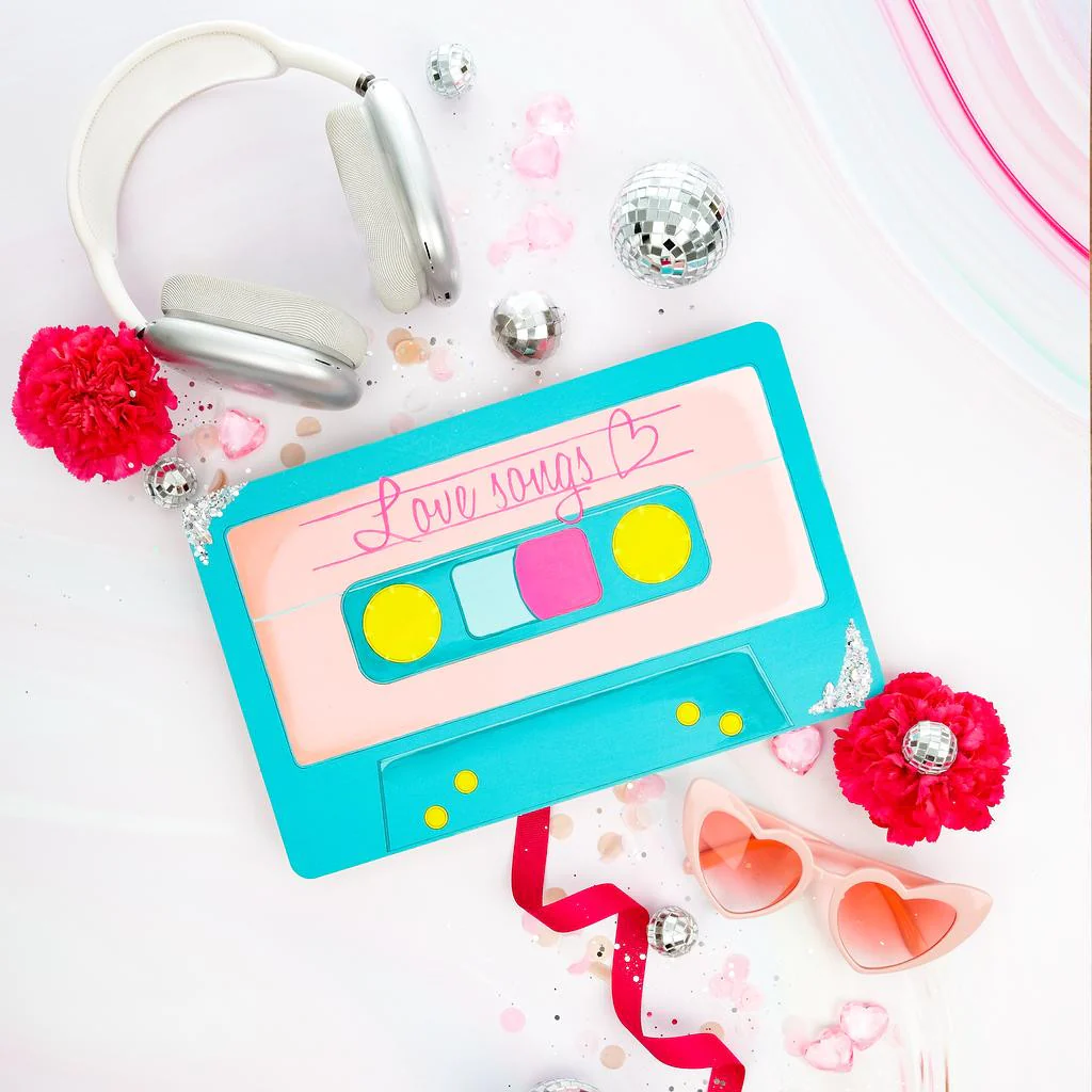 Valentine’s Cassette Cutout - Image 2