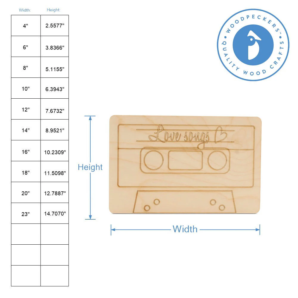 Valentine’s Cassette Cutout - Image 4