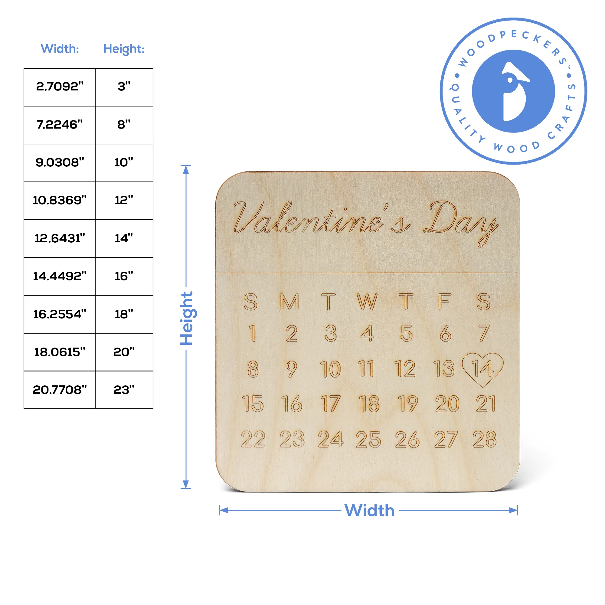 Valentine’s Day Calendar Cutout - Image 4