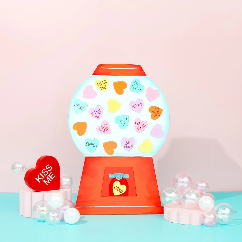 Valentine's Gumball Machine Cutout - Image 2