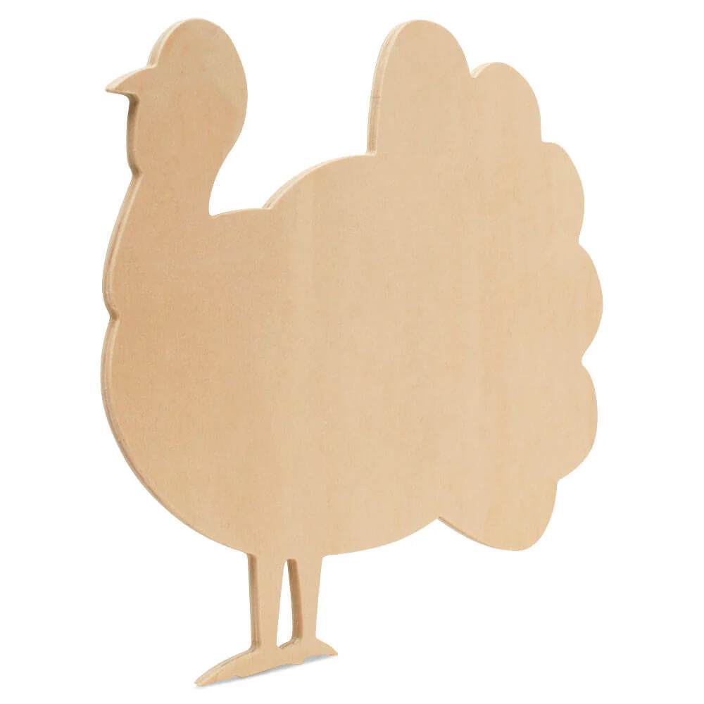 Wood Classic Turkey Cutout Large, 12" x 10.7" - Image 3
