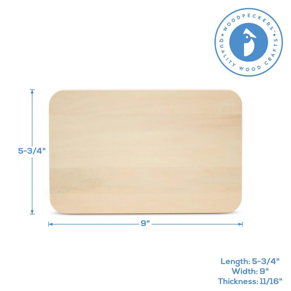 Wood Cutting Board, 9” - Image 3