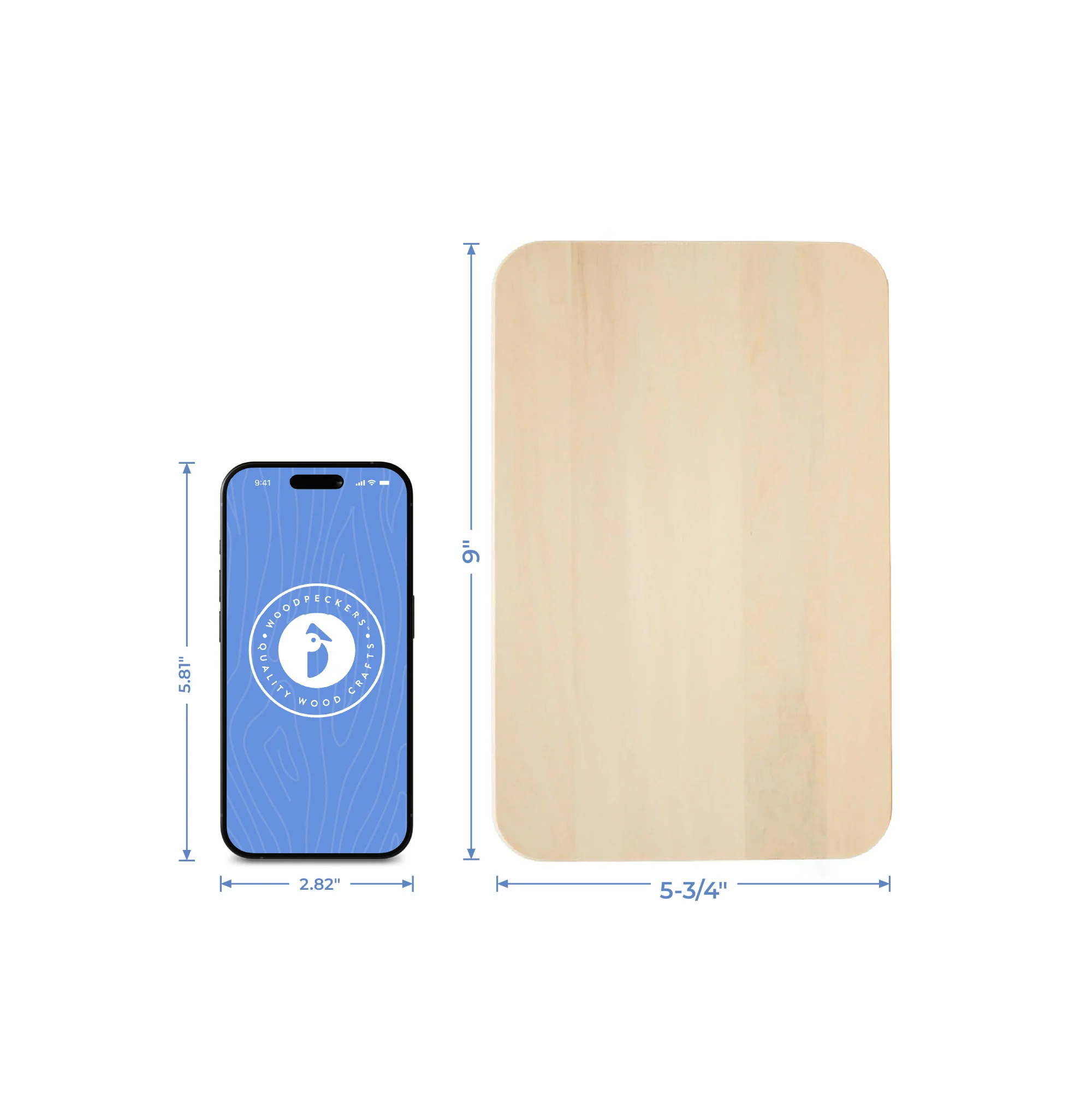 Wood Cutting Board, 9” - Image 4