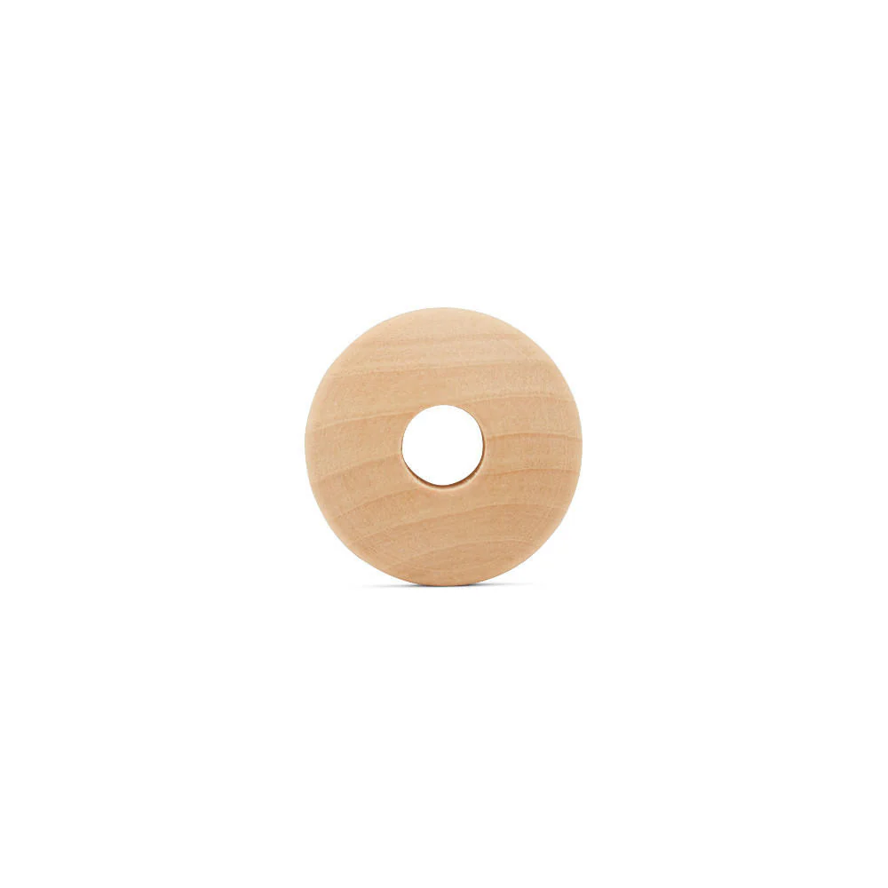 Wood Disc Bead, 1-1/4" - Image 2