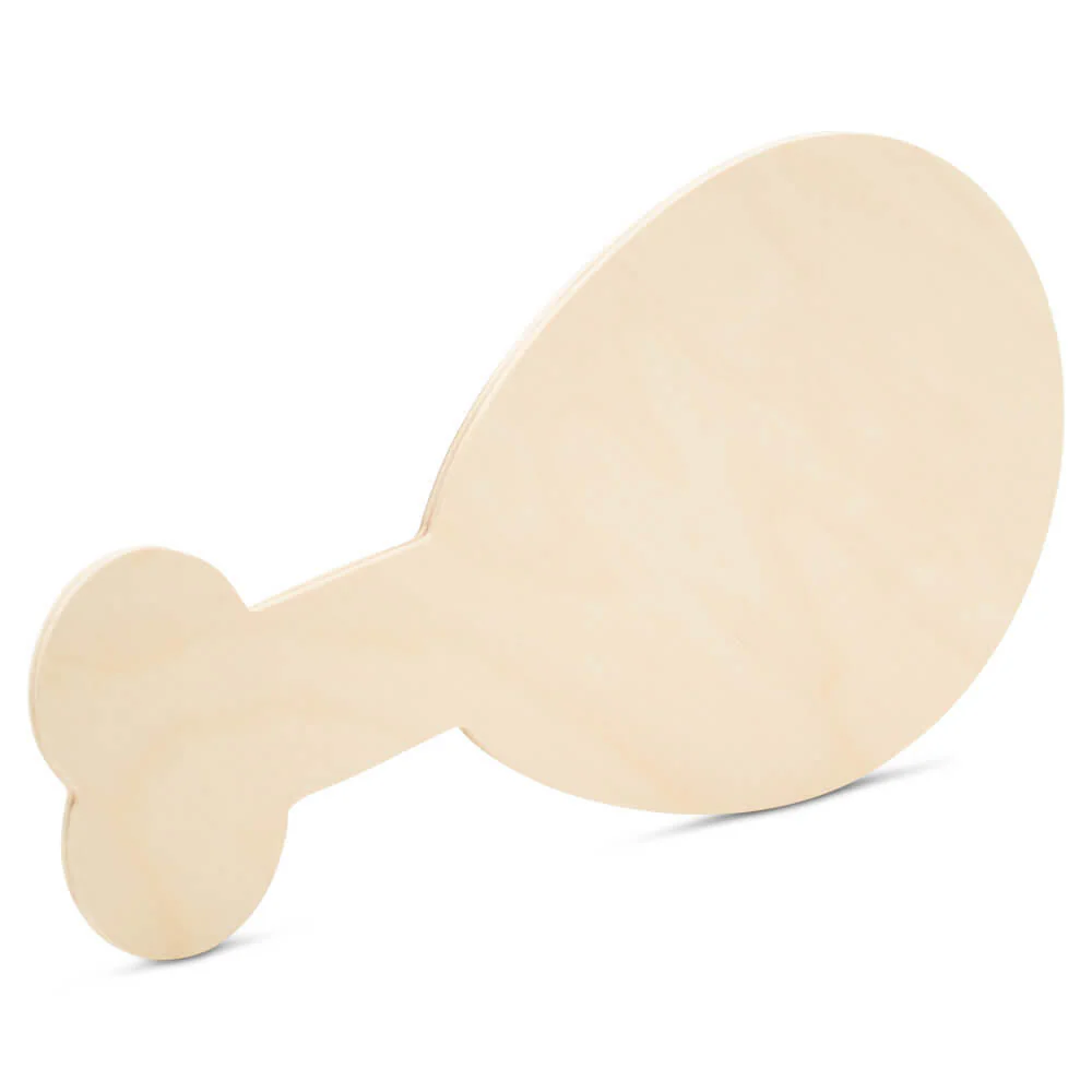 Wood Drumstick Cutout, 14" x 7" - Image 2