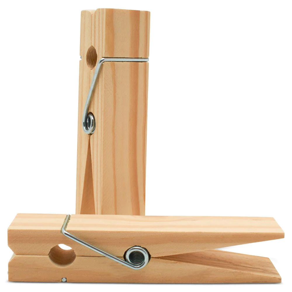 Wood Extra-Large Clothespin, 6" - Image 2