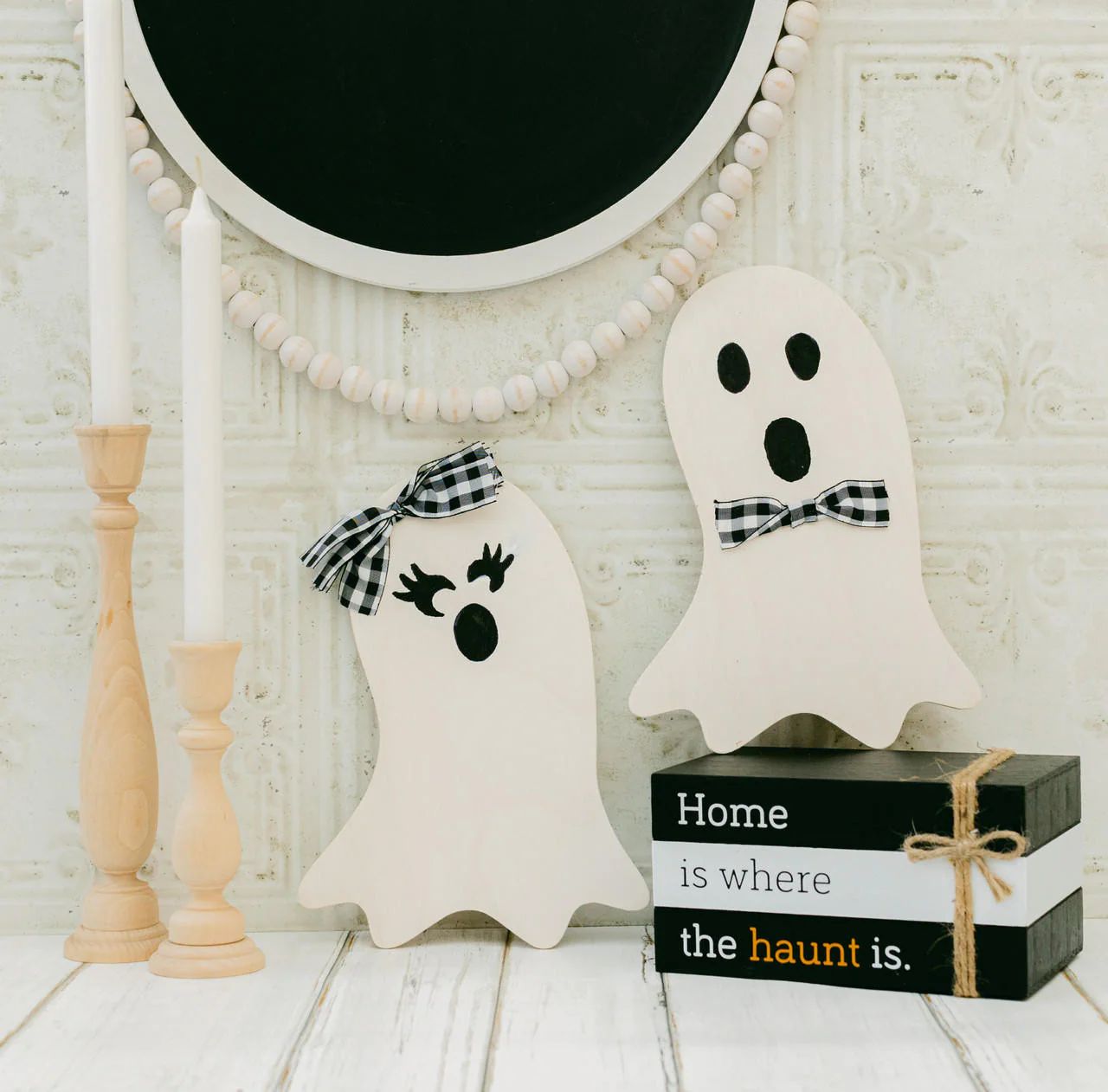Wood Ghost Cutout, 10" x 1/4" Thick - Image 3