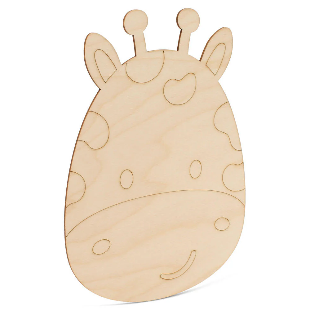 Wood Giraffe Cutout - Image 2