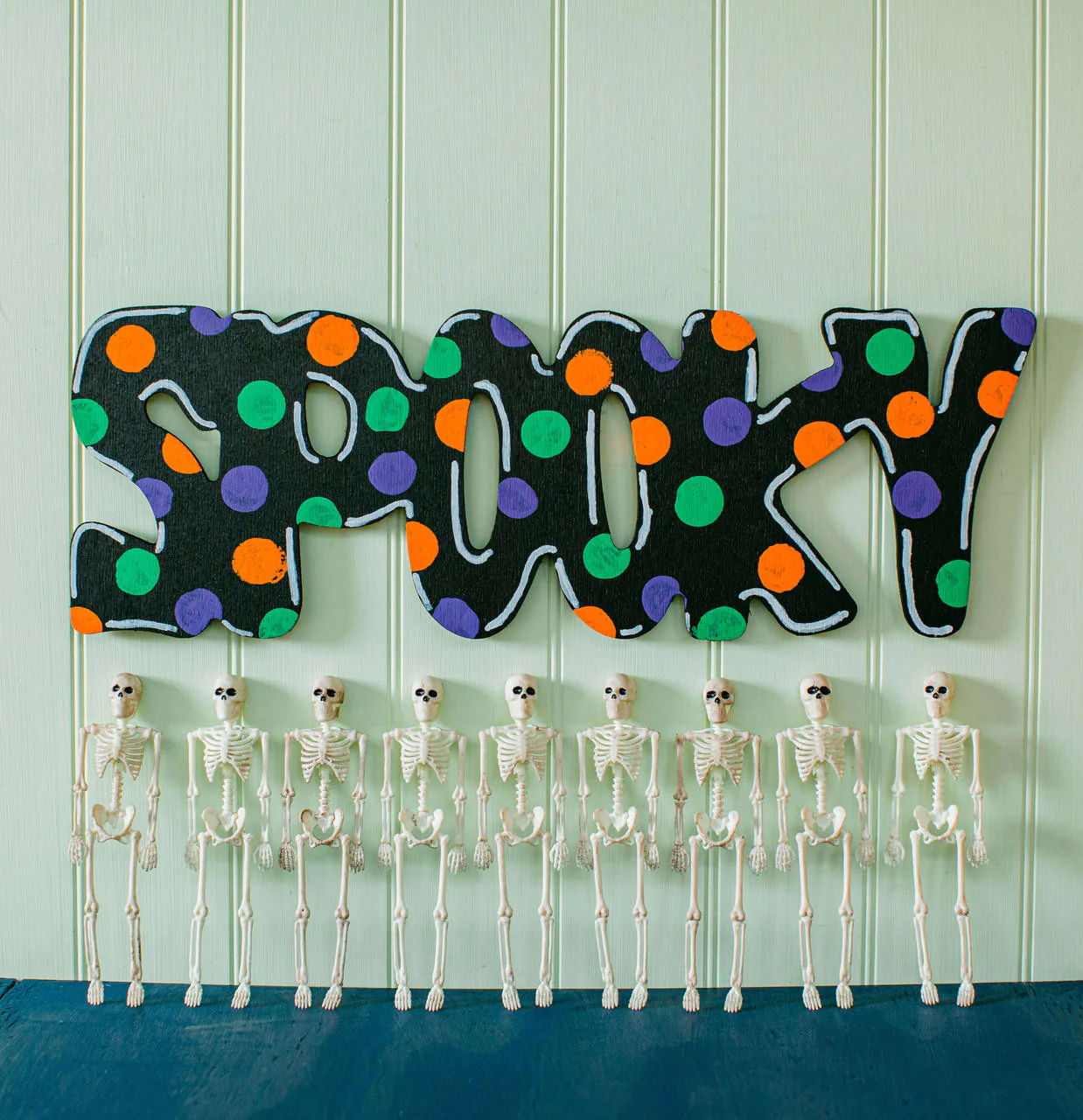 Wood Halloween Spooky Cutout, 18" x 6.2" - Image 2
