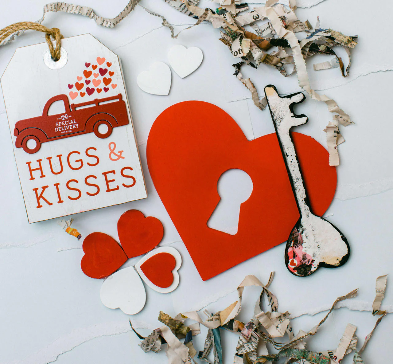 Wood Heart with Keyhole Cutout (8"- 12") - Image 2
