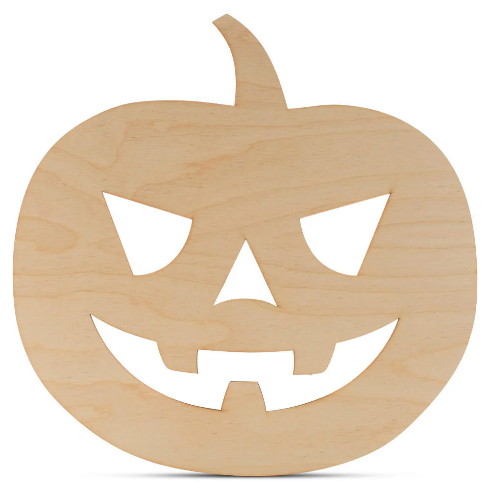 Wood Jack o’ Lantern Cutout