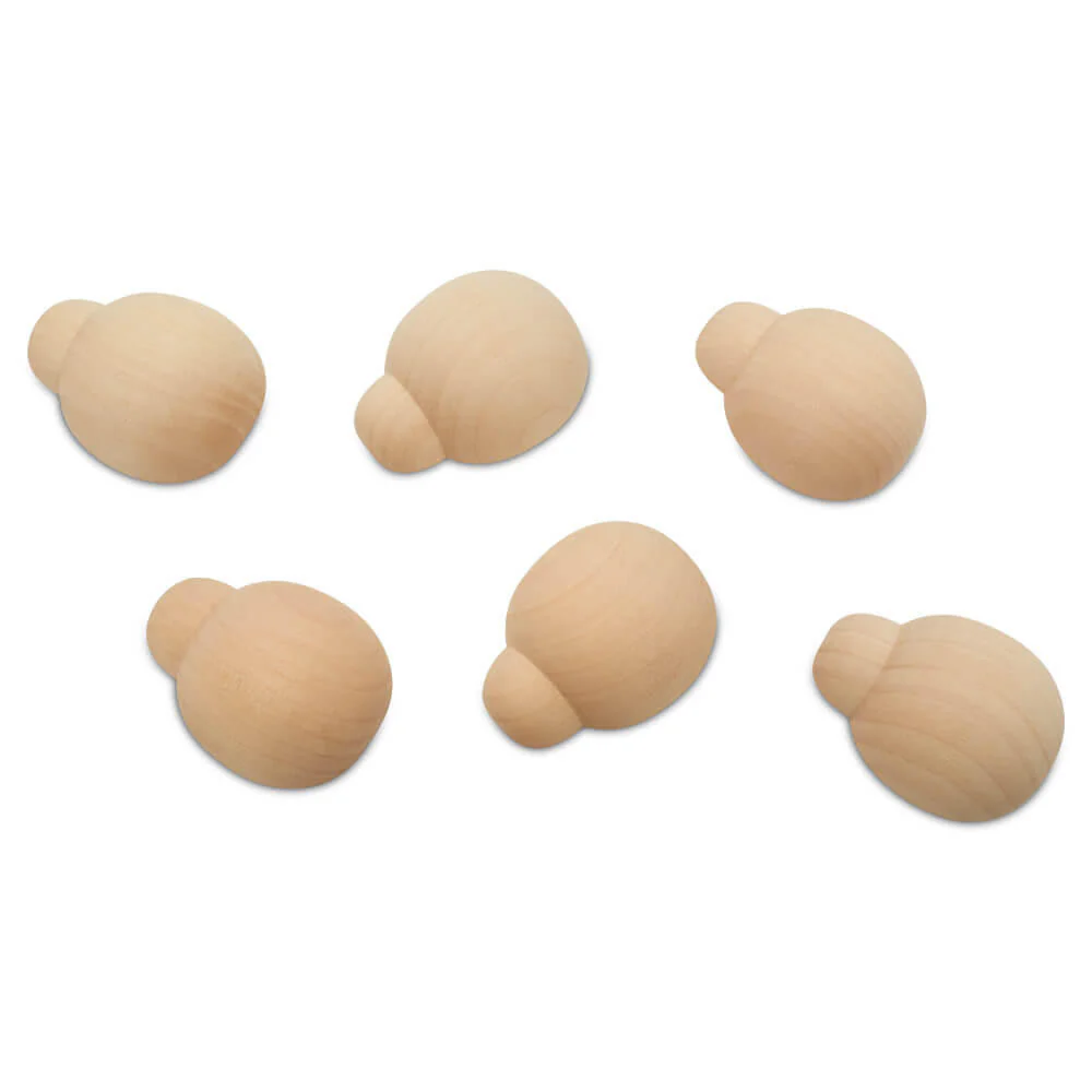 Wood Ladybug Half, Flat Bottom, 1-7/8" - Image 2