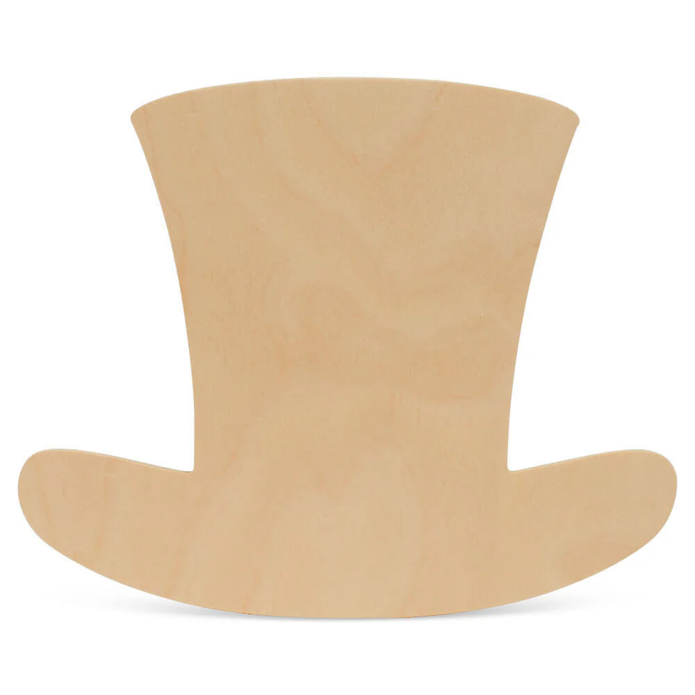 Wood Leprechaun Hat Large, 9.5" x 12"