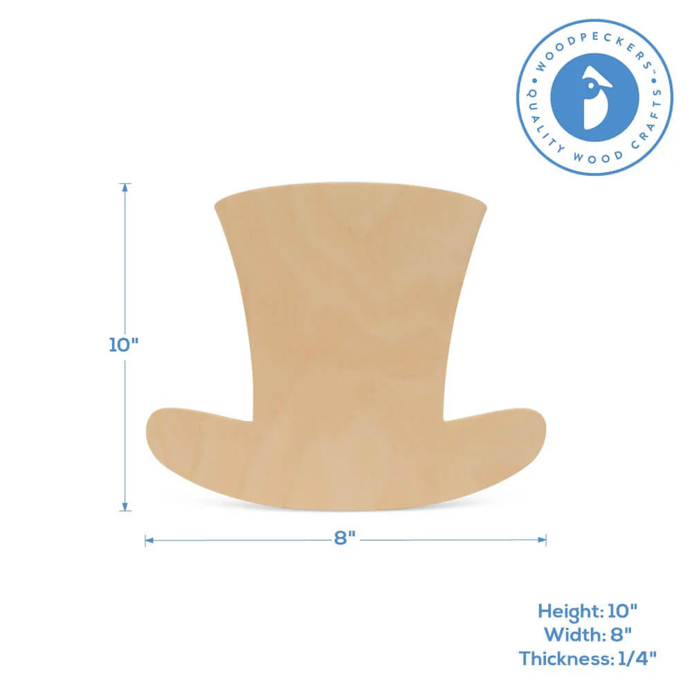 Wood Leprechaun Hat Medium, 8" x 10" - Image 4
