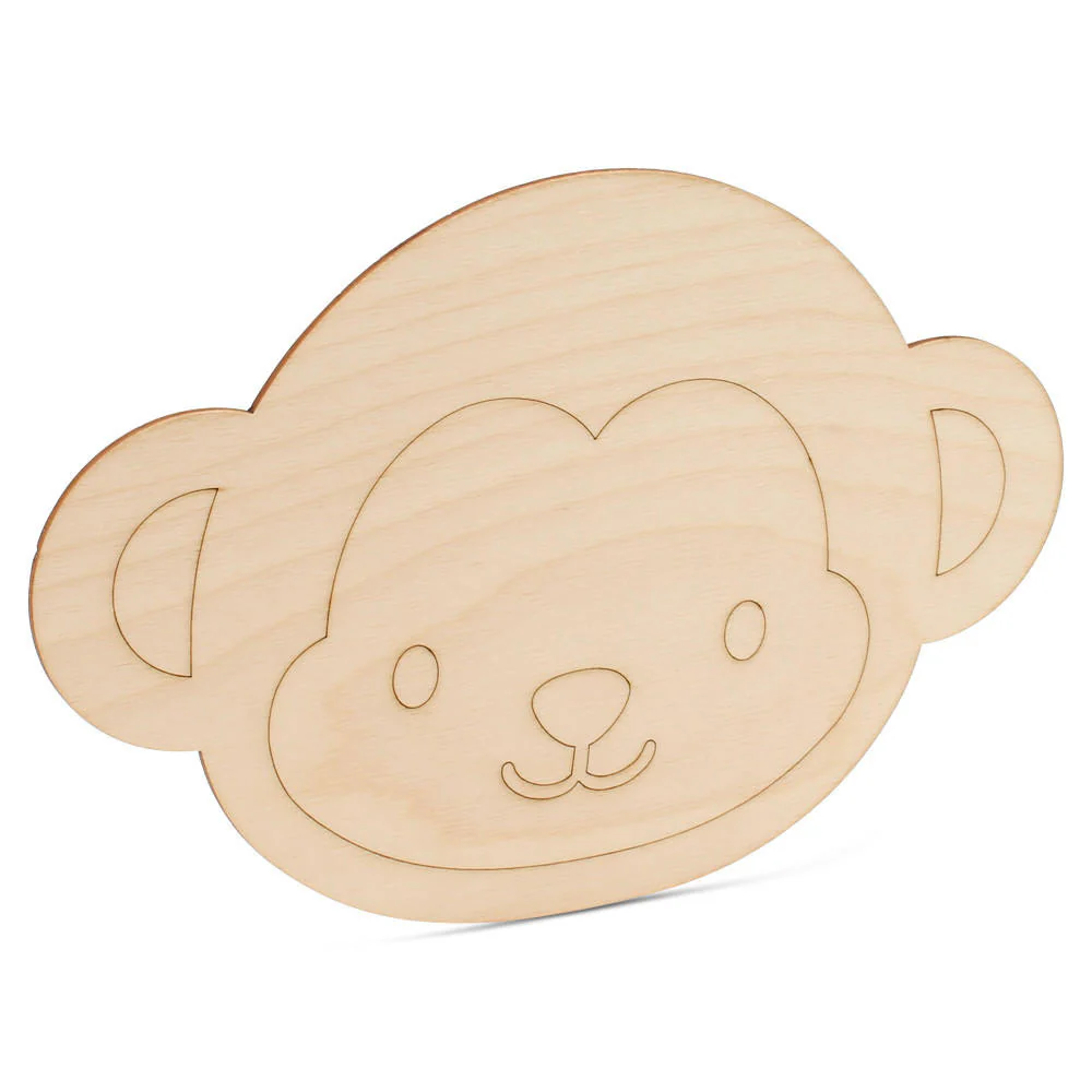 Wood Monkey Cutout - Image 2
