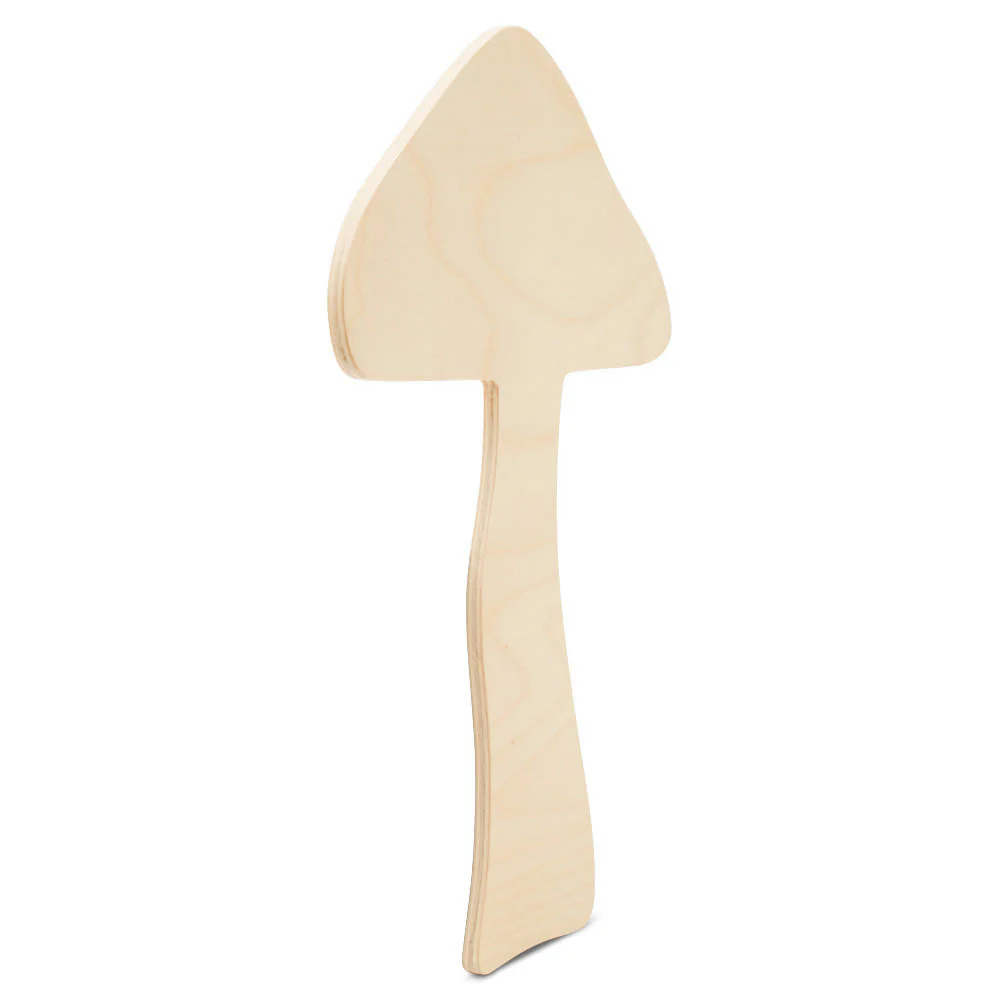 Wood Mushroom Cutout, 12” - Image 2