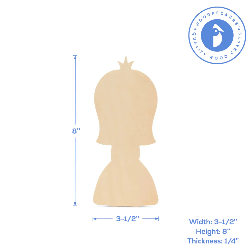 Wood Princess Cutout - Image 3