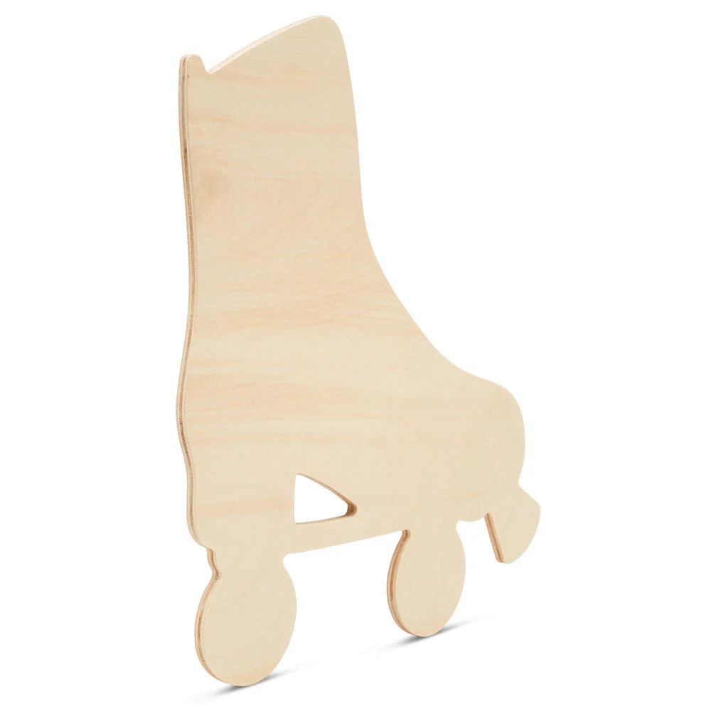 Wood Roller Skate Cutout, 12” - Image 3